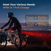 Flextail Gear Tiny Tire Pump 200 with Bike Tail Light - Up to 130PSI