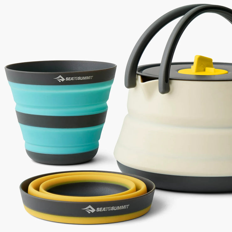 Sea To Summit Frontier UL Collapsible Kettle Cook Set (2 Person, 3 Piece)