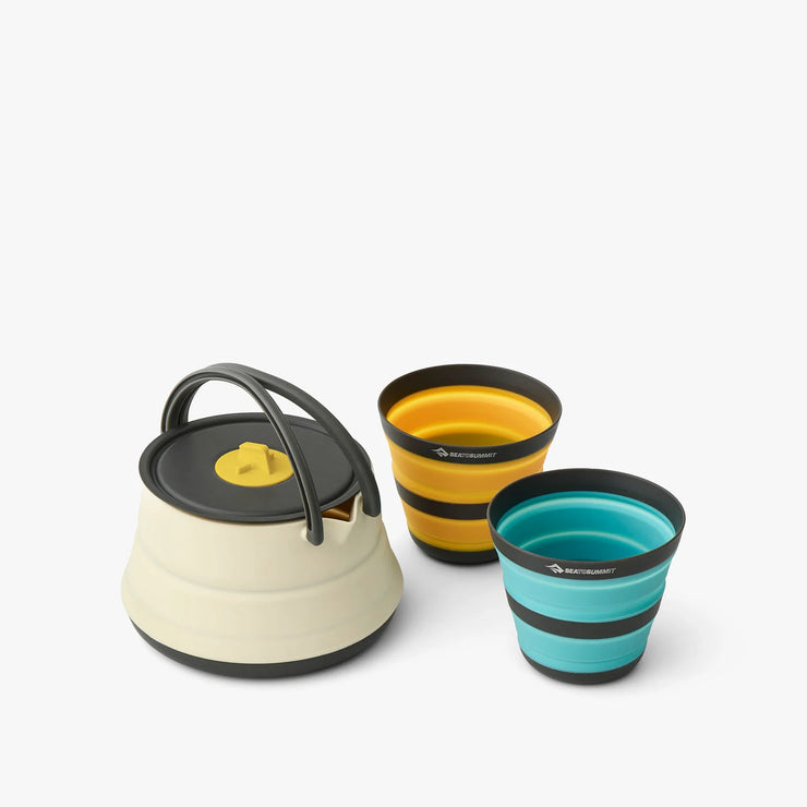 Sea To Summit Frontier UL Collapsible Kettle Cook Set (2 Person, 3 Piece)