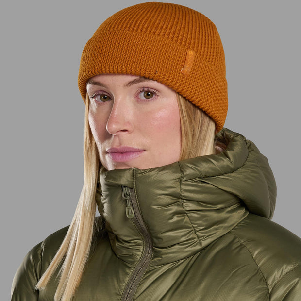 Montane Unisex Brew Ribbed Beanie Hat - Amber