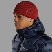 Montane Brew Unisex Ribbed Beanie Hat - Dark Maple
