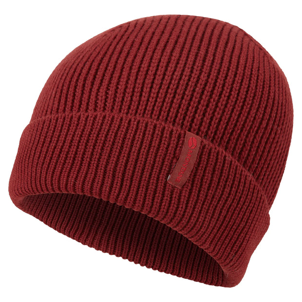 Montane Brew Unisex Ribbed Beanie Hat - Dark Maple