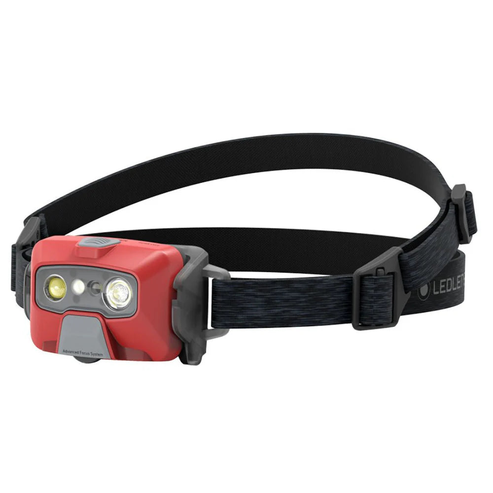 LEDLenser HF6R CORE 800 Lumens Rechargeable Head Torch - Red