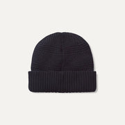 Sealskinz Harleston Waterproof Merino Roll Cuff Beanie Hat - Navy