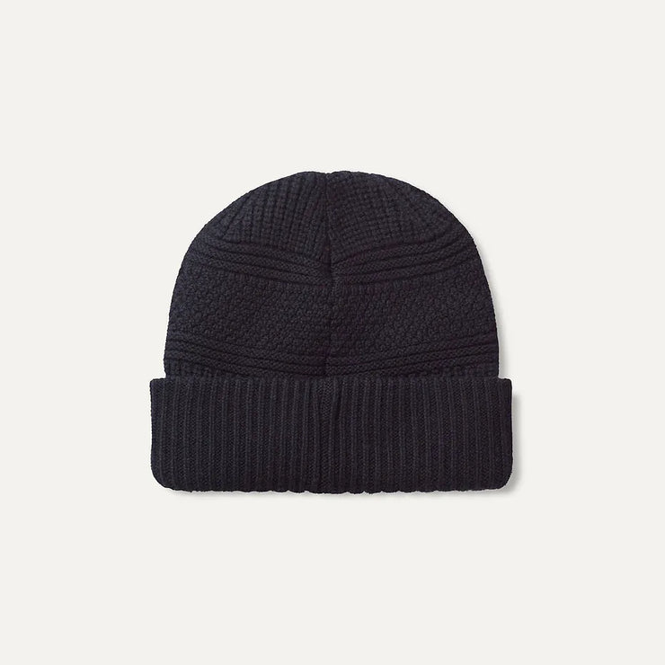 Sealskinz Harleston Waterproof Merino Roll Cuff Beanie Hat - Navy