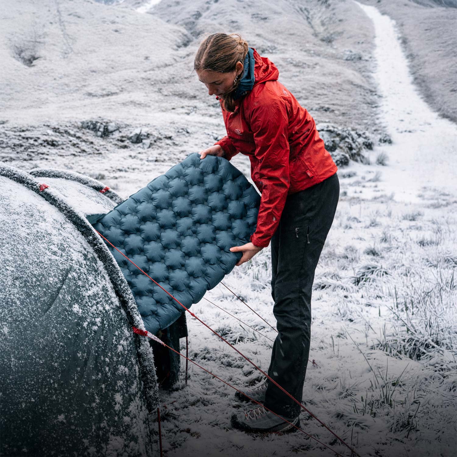 Highlander Nap Pak Arctic R11 Mummy Lite Inflatable Sleeping Mat - Teal