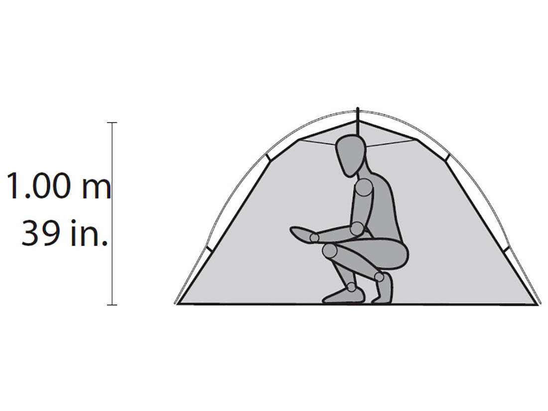 MSR Hubba Hubba NX 2-Person Backpacking Tent - Green