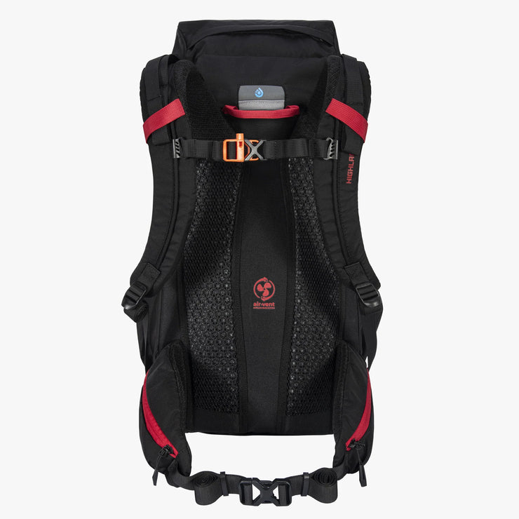 Highlander Ivar Lightweight Air Vent Rucksack - 30 Litres Black
