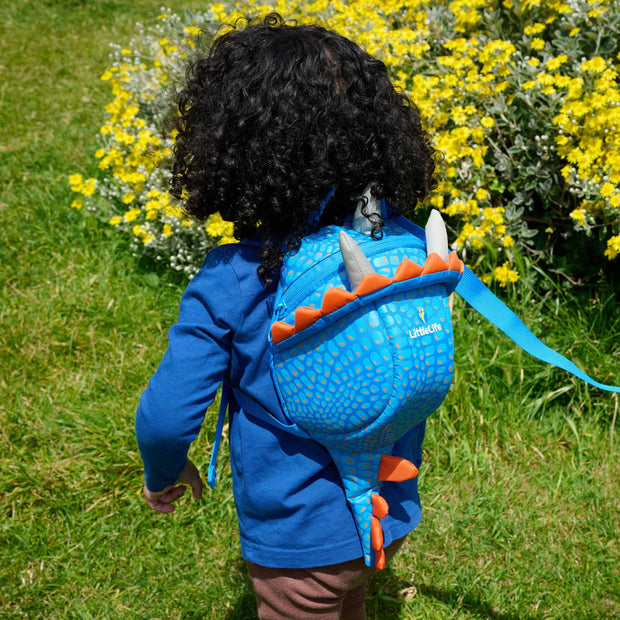LittleLife Triceratops Toddler Backpack with Reins