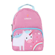 LittleLife Unicorn Friendly Faces Backpack with Rein