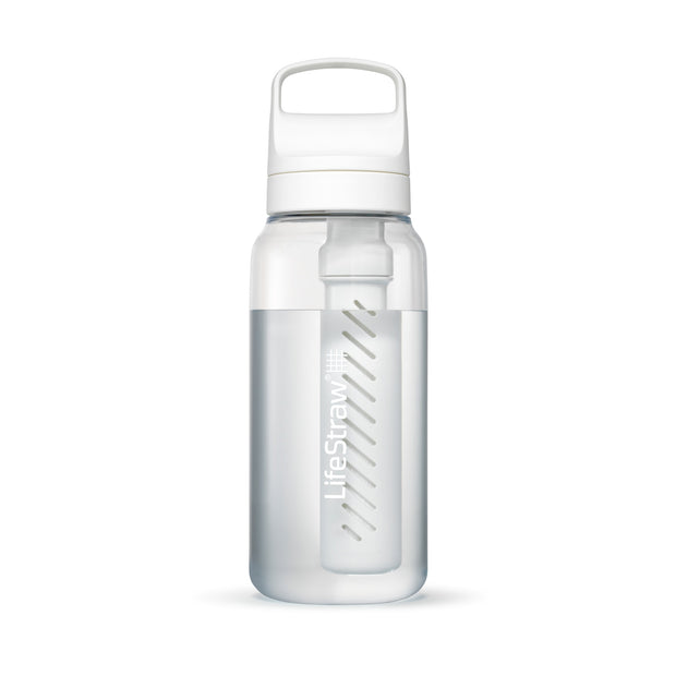 LifeStraw Go 1 Litre Filter Bottle - Polar White/Clear Tritan Renew