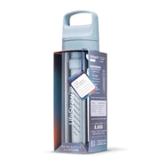 LifeStraw Go 650ml Filter Bottle - Icelandic Blue Tritan Renew