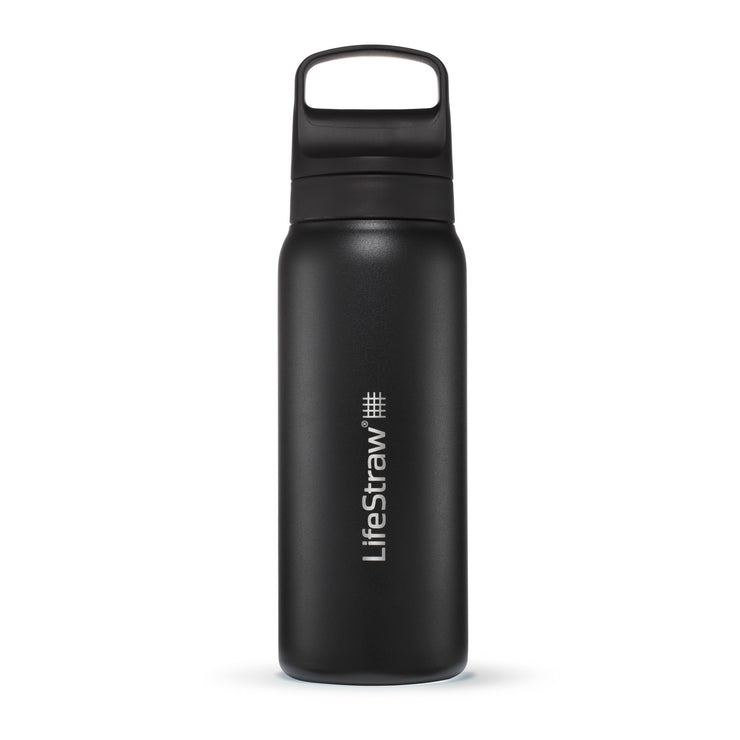 LifeStraw Go Stainless Steel 700ml Filter Water Bottle - Nordic Noir