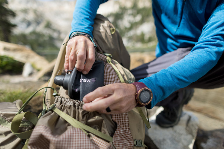 LifeStraw Peak Series 1L Squeeze Bottle Water Filter - Dark Grey