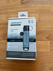 Lifestraw Peak Series Solo Straw Water Filter - Mountain Blue