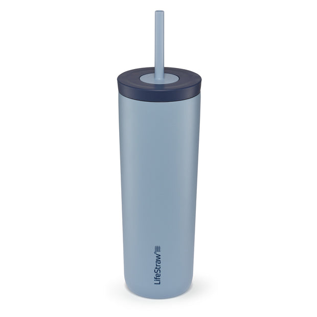 Lifestraw Go Stainless Steel Water Filter Tumbler - 500ml Icelandic Blue