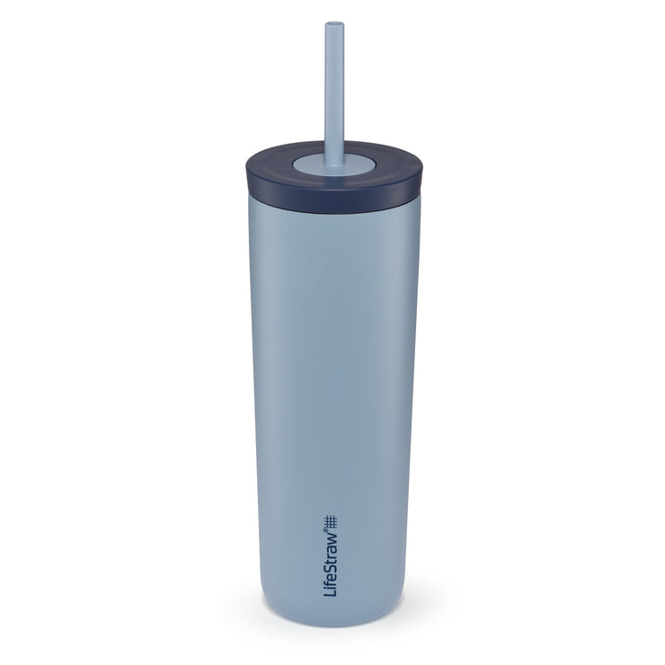 Lifestraw Go Stainless Steel Water Filter Tumbler - 500ml Icelandic Blue