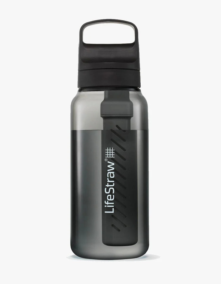 LifeStraw Go 1 Litre Filter Bottle - Nordic Noir Tritan Renew