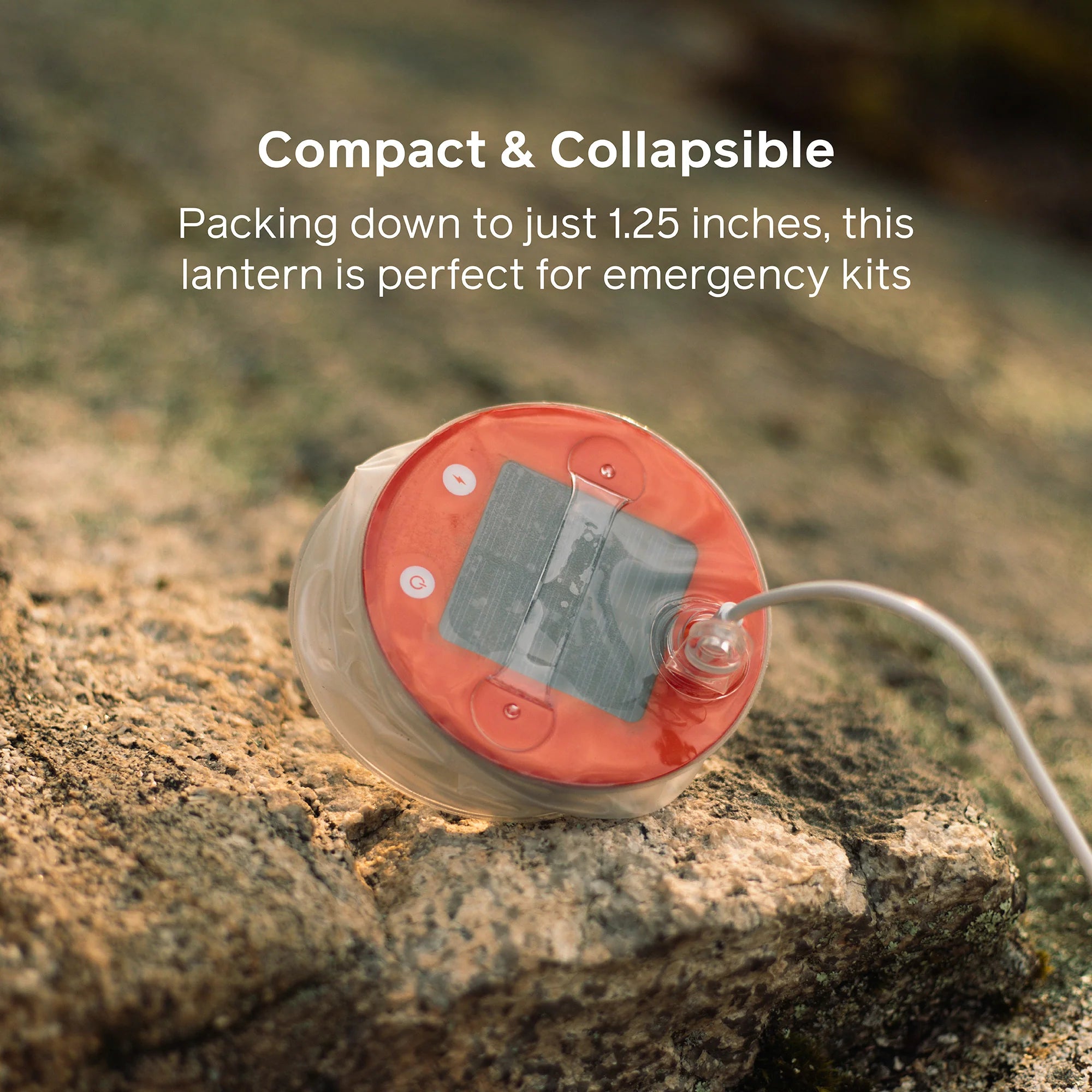 Biolite Luci Emergency Inflatable Solar Lantern with S.O.S. Beacon
