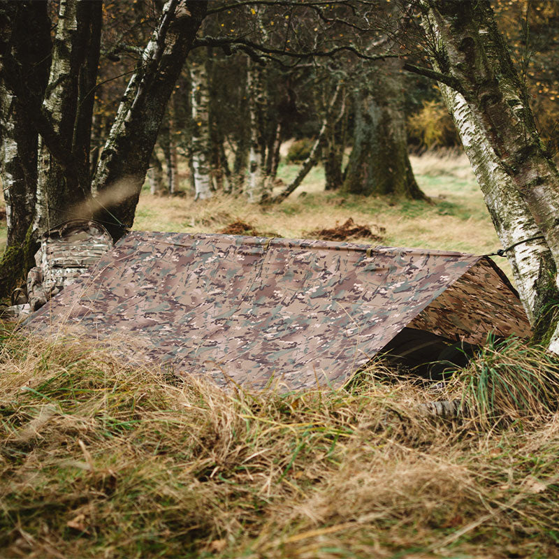 Highlander Basha Tarp Shelter HMTC Camo
