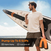 Flextail EVO SUP Pump 20PSI Cordless Rechargeable Air Pump for SUP & KITE