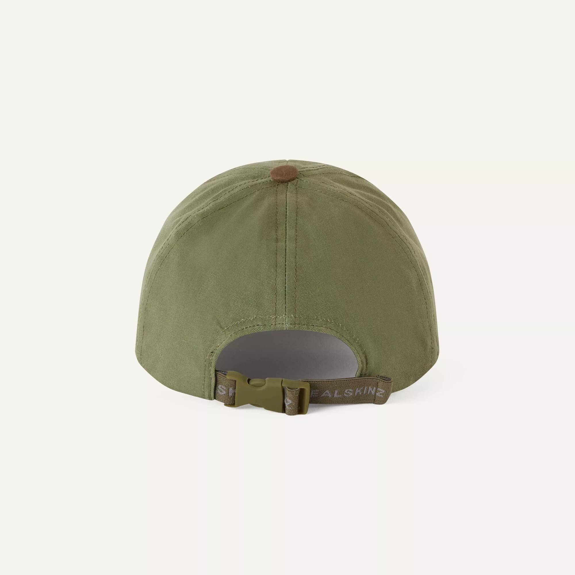 Sealskinz Marham Waterproof Waxed Canvas Foldable Cap - Olive/Brown
