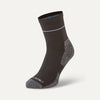 Sealskinz Morston Ankle Length Quick Dry Socks - Black/Grey