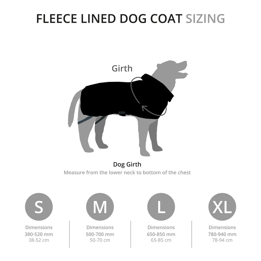Mountain Paws Fleece Lined Waterproof Dog Coat - Orange