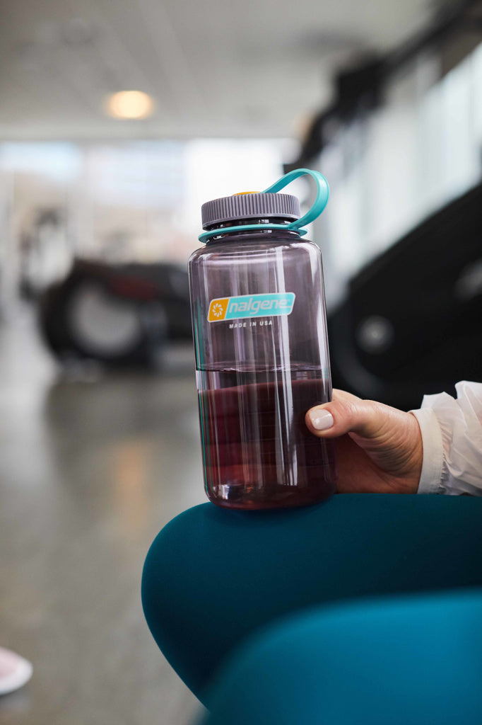 Nalgene 1 Litre Tritan Sustain Wide Mouth Bottle - Aubergine