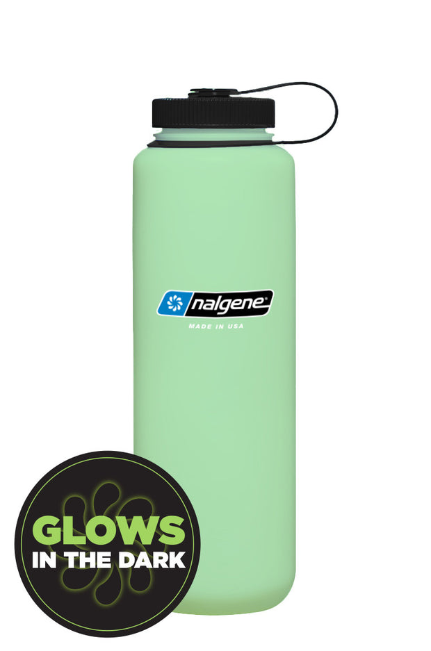 Nalgene 1.5 Litre Sustain Wide Mouth Bottle - Green Glow