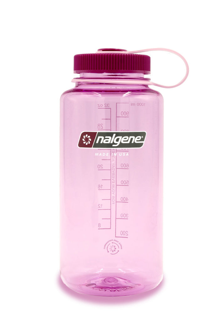 Nalgene 1 Litre Tritan Sustain Wide Mouth Bottle - Cosmo Pink
