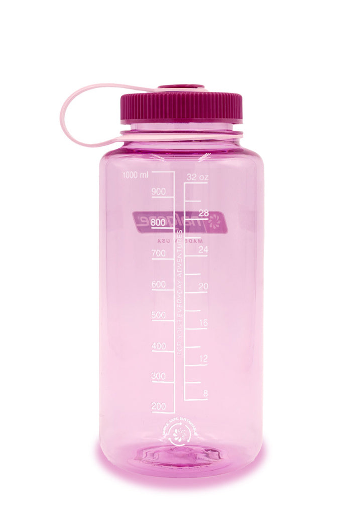 Nalgene 1 Litre Tritan Sustain Wide Mouth Bottle - Cosmo Pink