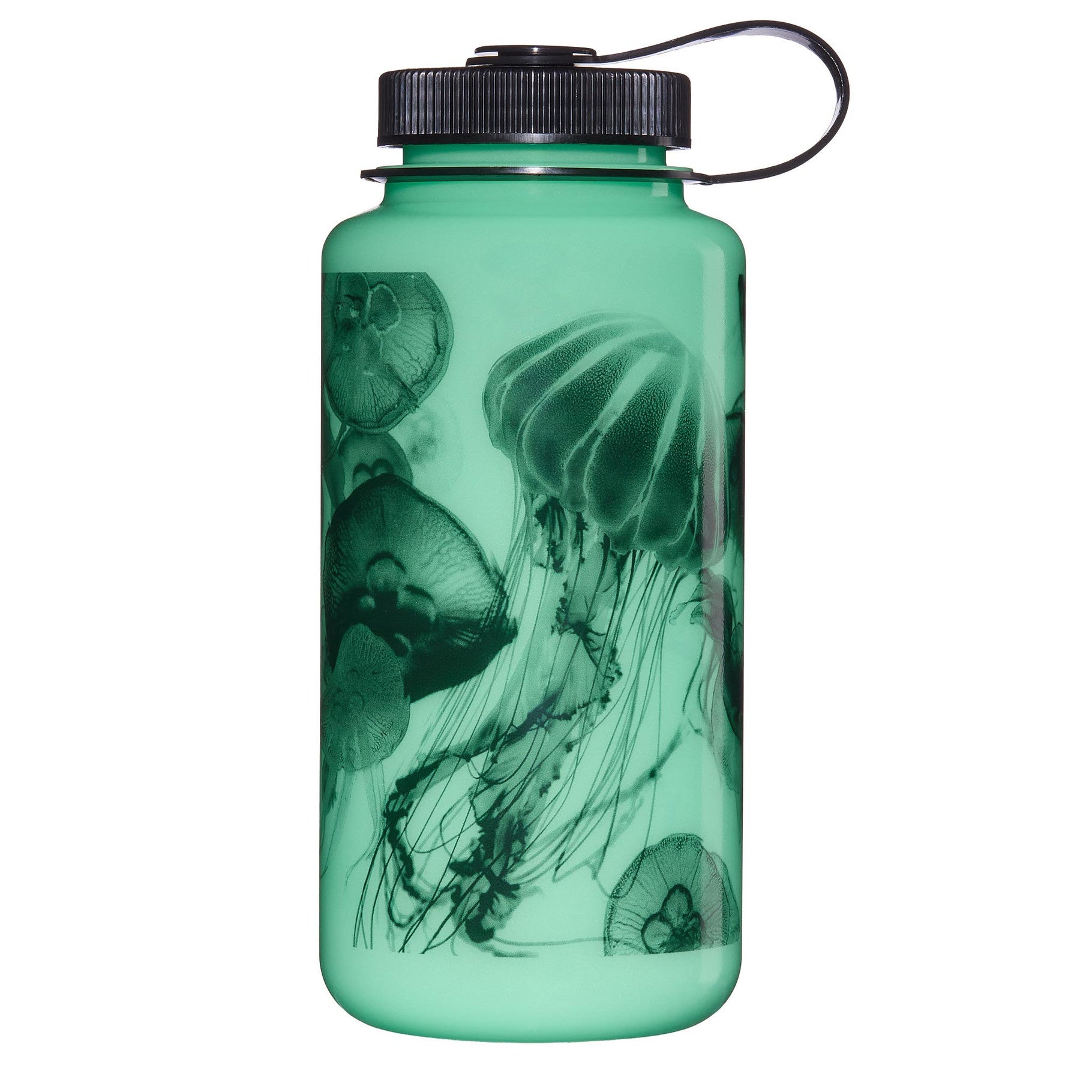 Nalgene Wide Mouth 1L Tritan Sustain - GLO WYLD Black Jellyfish