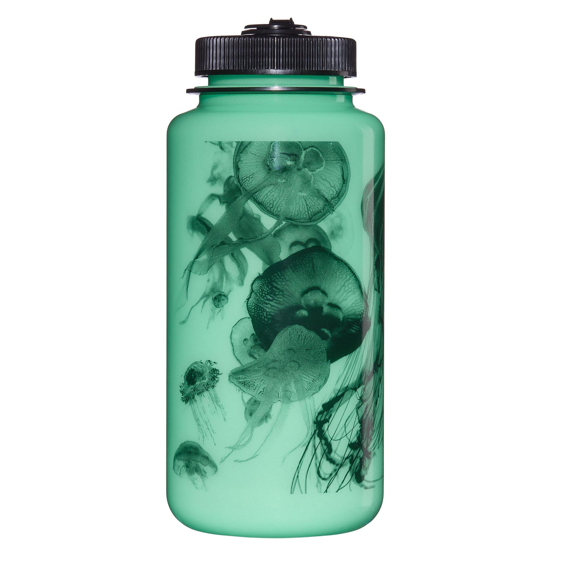 Nalgene Wide Mouth 1L Tritan Sustain - GLO WYLD Black Jellyfish