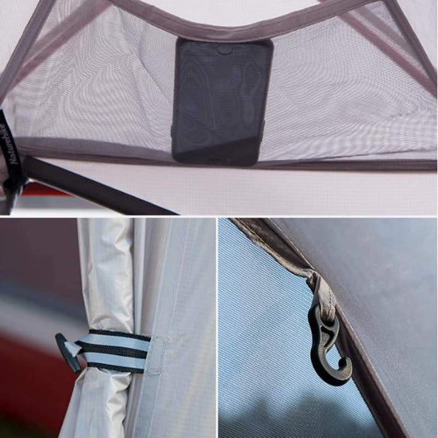 Naturehike Outdoor Camping CloudUp Tent 201T Green with Mat