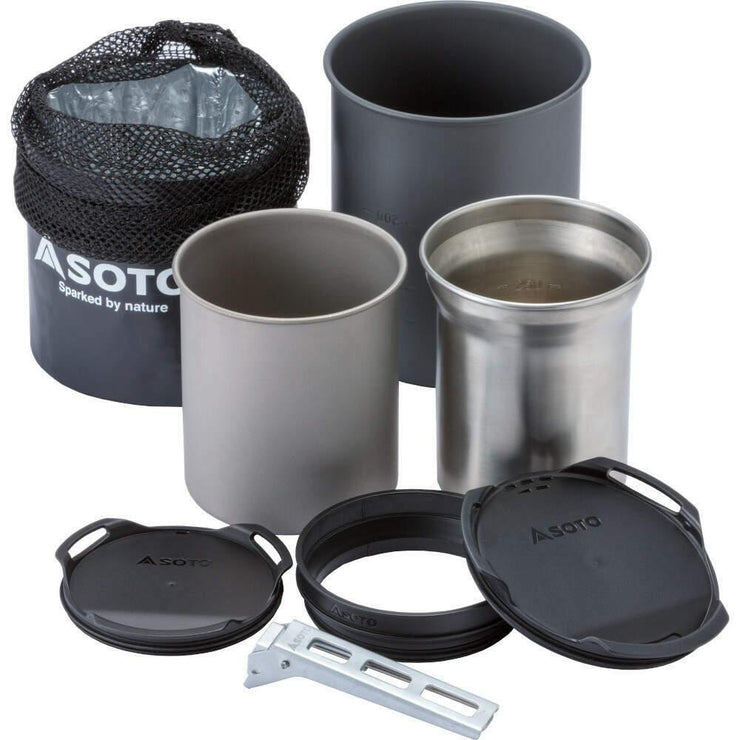 SOTO Thermostack Camping Cook Set Combo