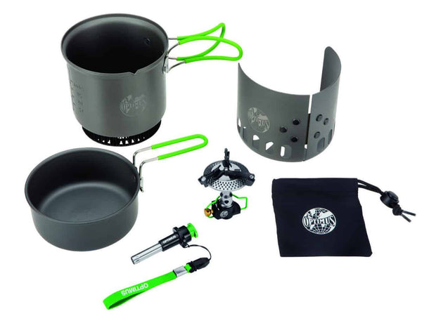 Optimus Elektra FE Gas Cookset With Pans