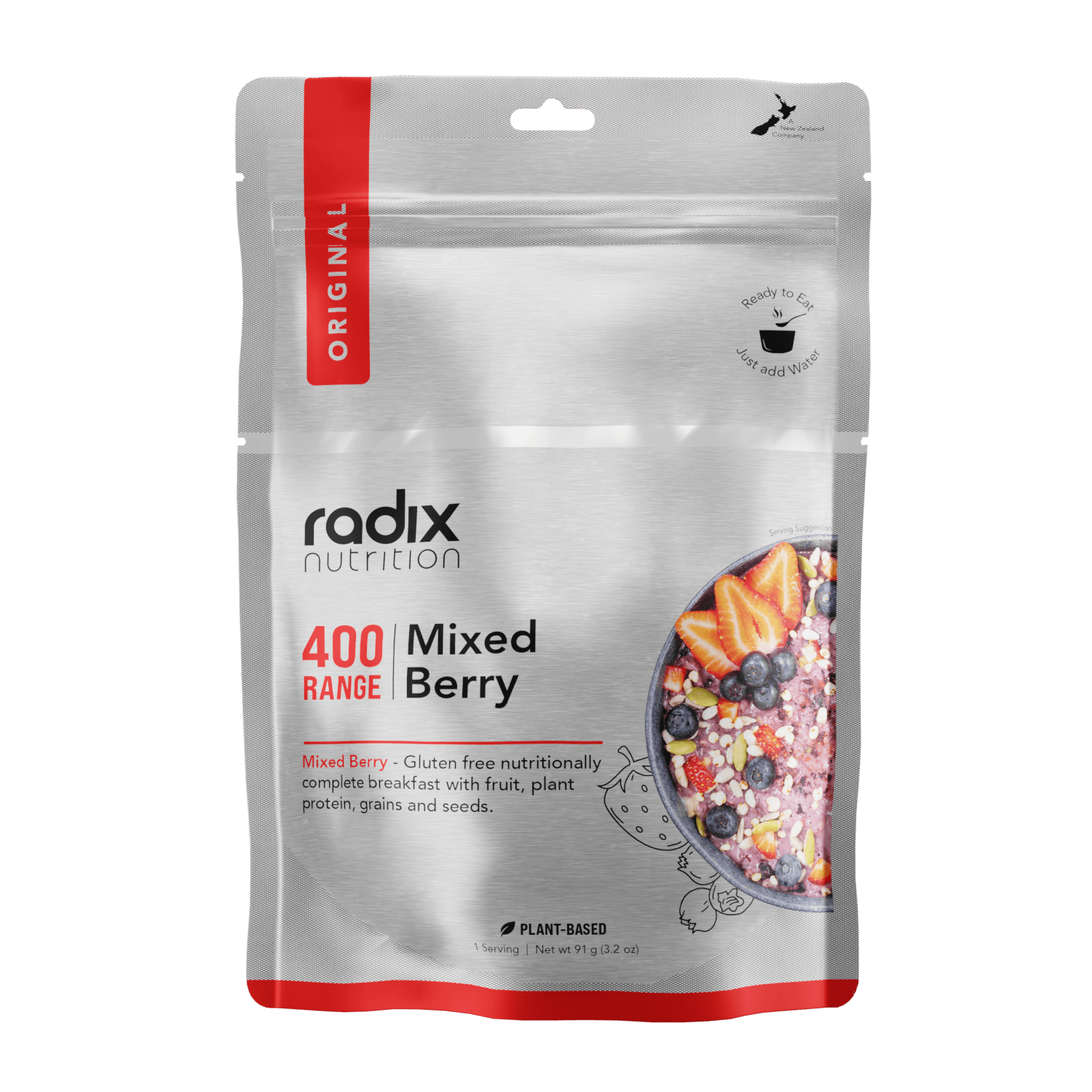 Radix Nutrition DofE Trail Food Mixed Berry Breakfast - Original - 400kcal