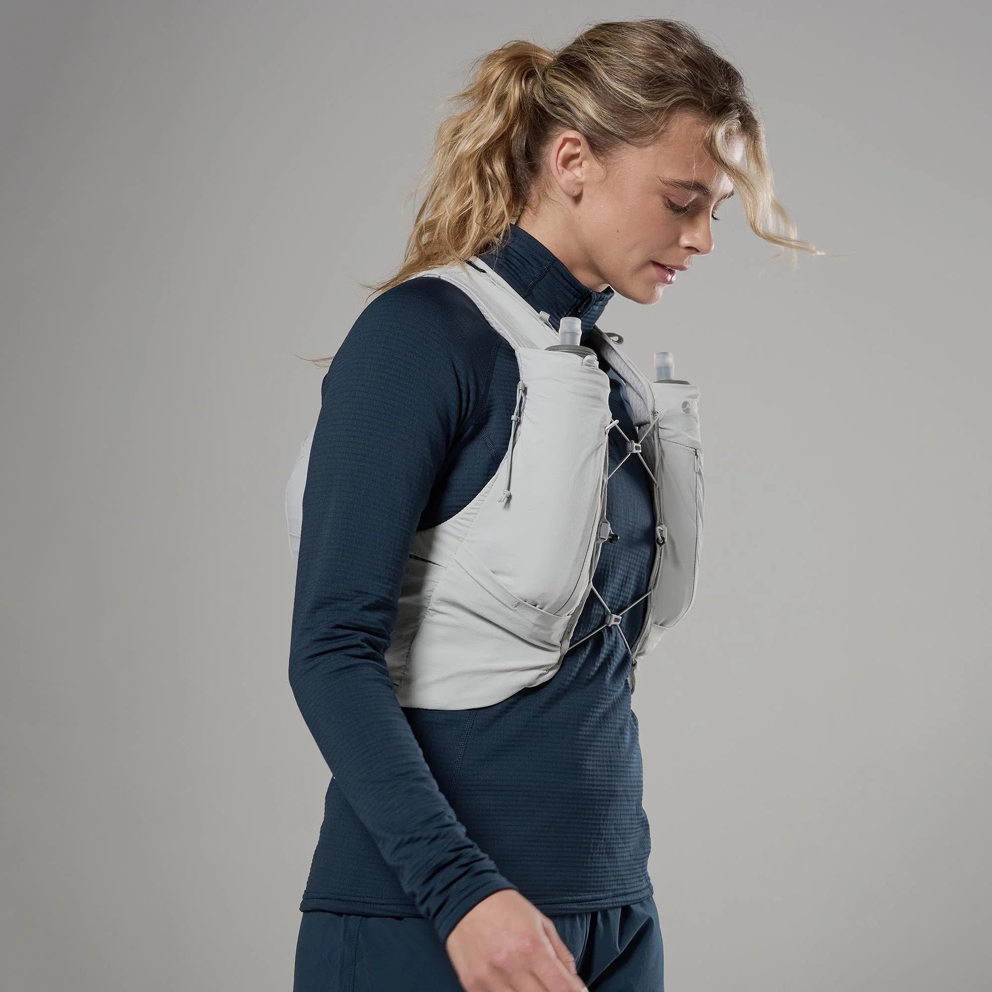 Montane Gecko VP5+ Updated Running Vest Hydration System - Platinum