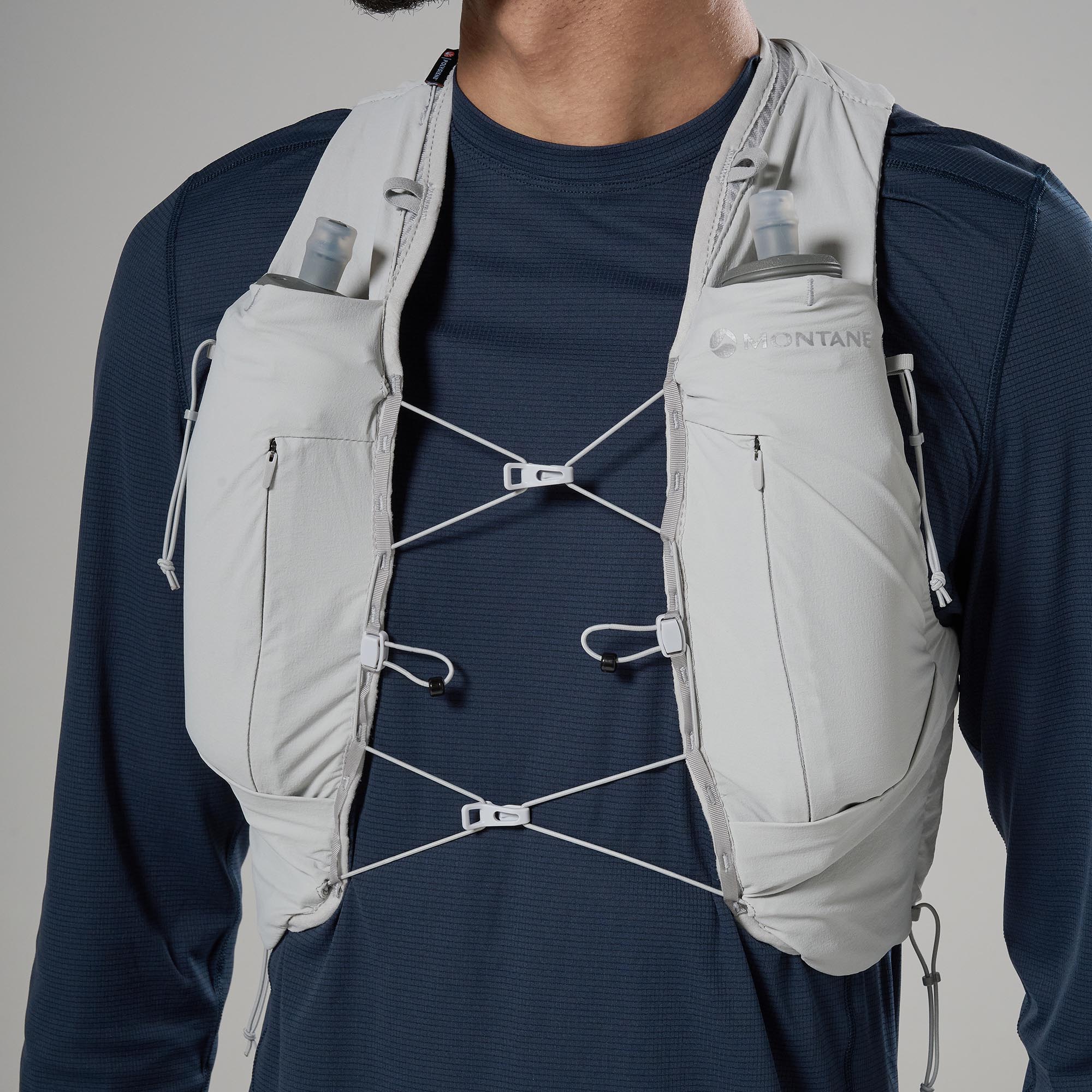 Montane Gecko VP5+ Updated Running Vest Hydration System - Platinum