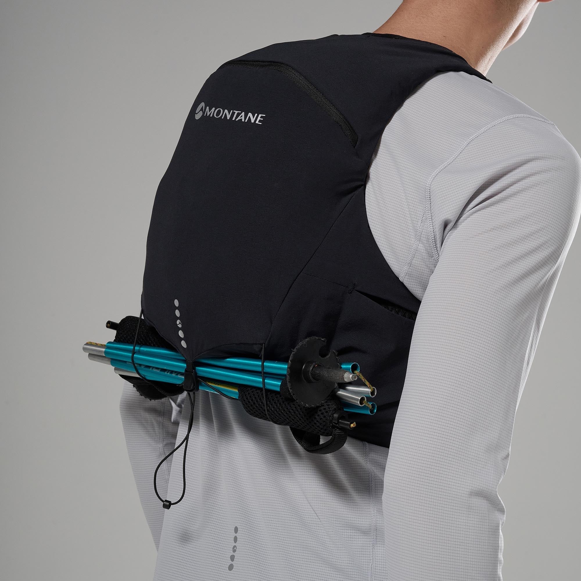 Montane Gecko VP12+ Updated Running Vest Hydration System - Black