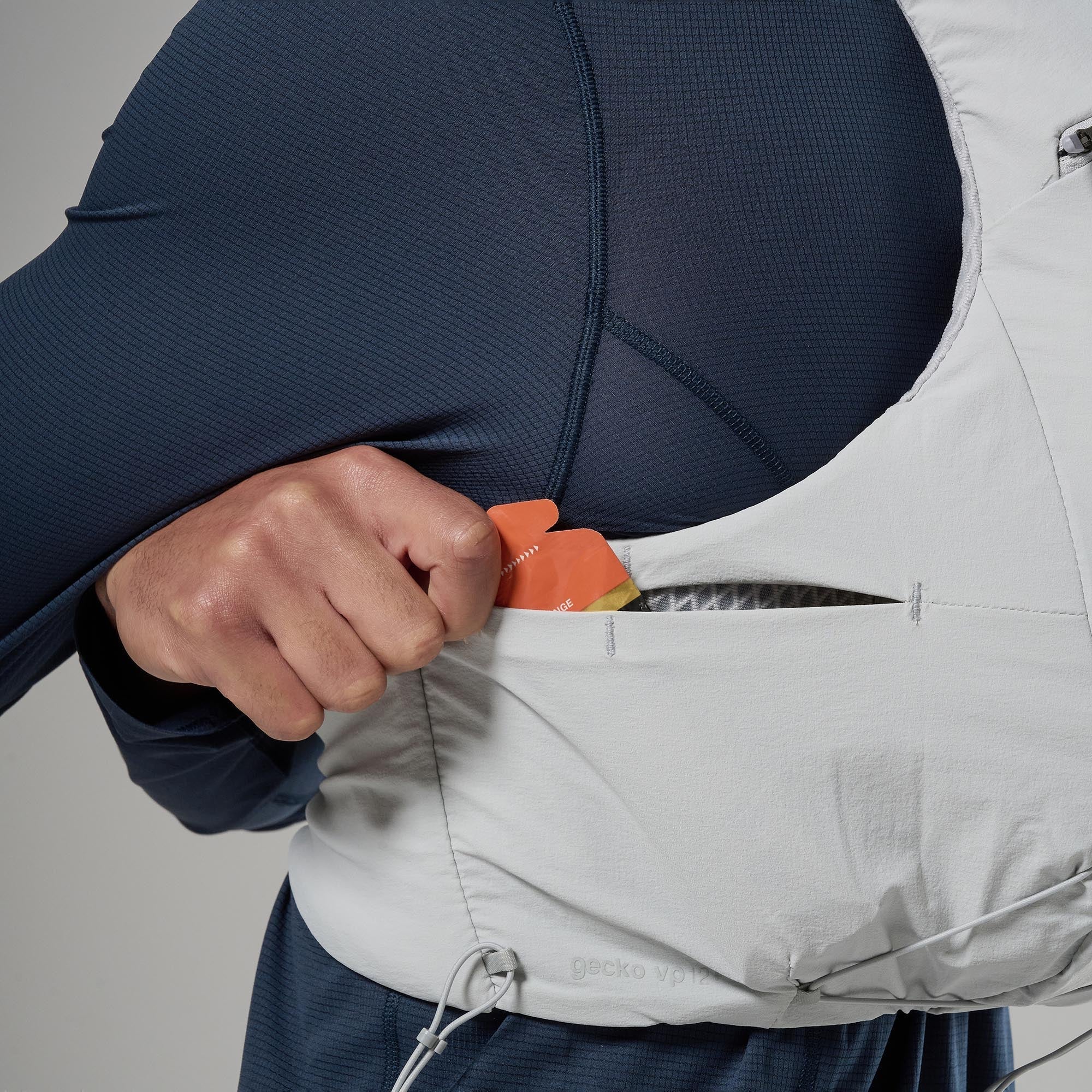 Montane Gecko VP12+ Updated Running Vest Hydration System - Platinum