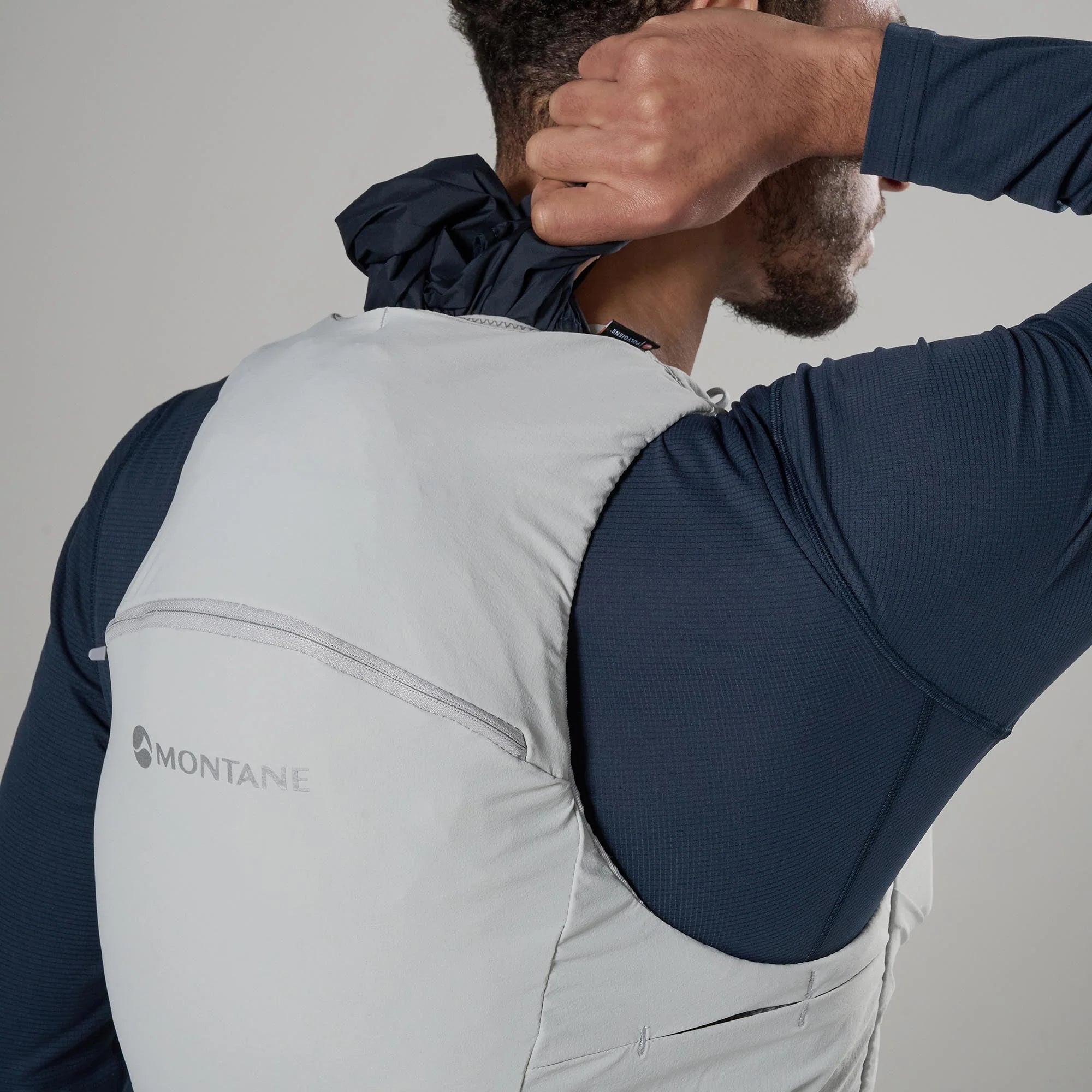 Montane Gecko VP12+ Updated Running Vest Hydration System - Platinum