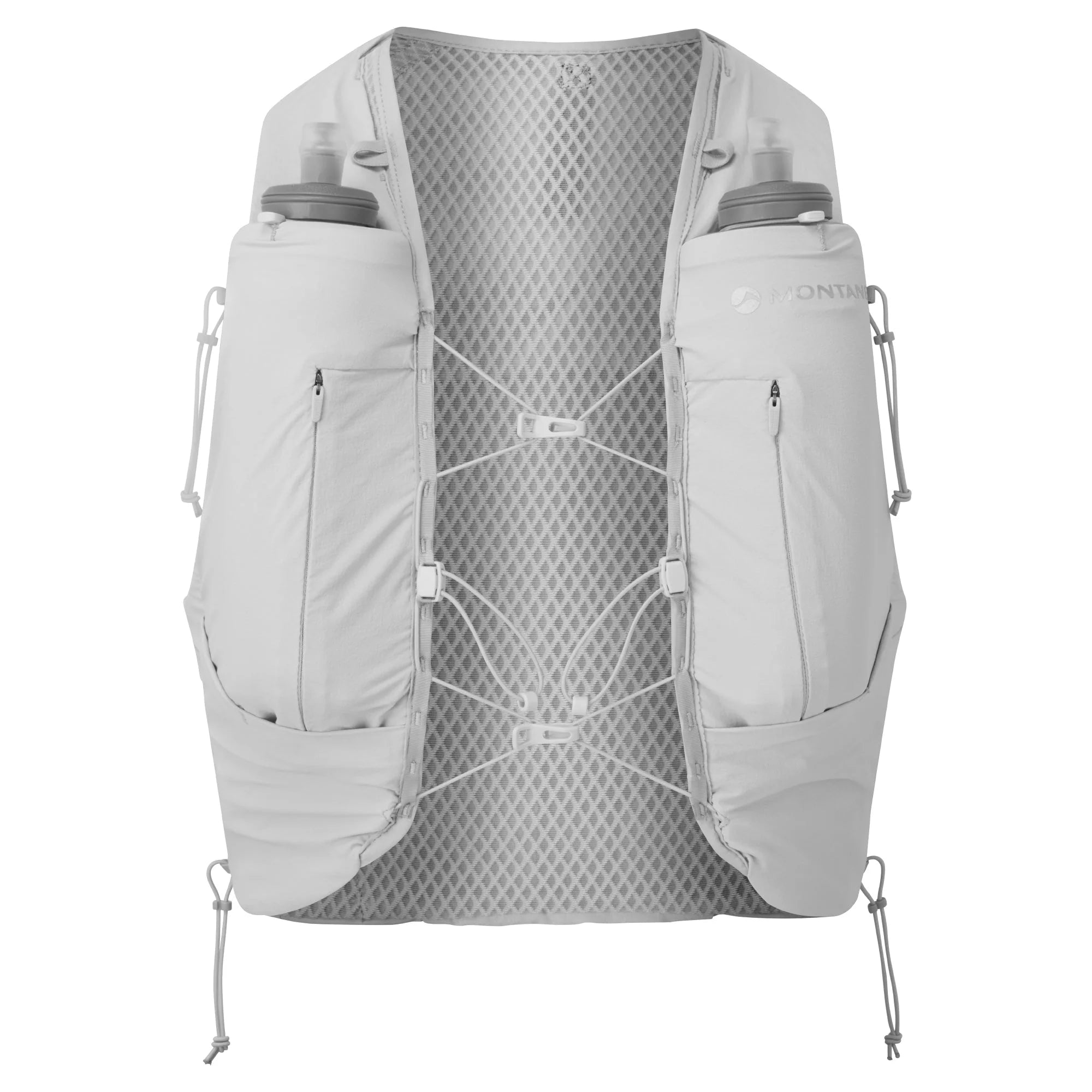 Montane Gecko VP12+ Updated Running Vest Hydration System - Platinum