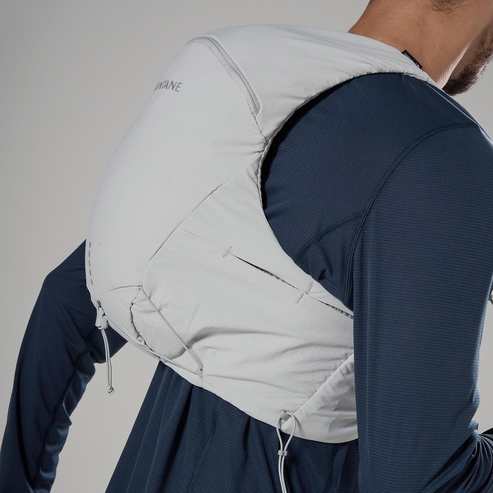 Montane Gecko VP12+ Updated Running Vest Hydration System - Platinum