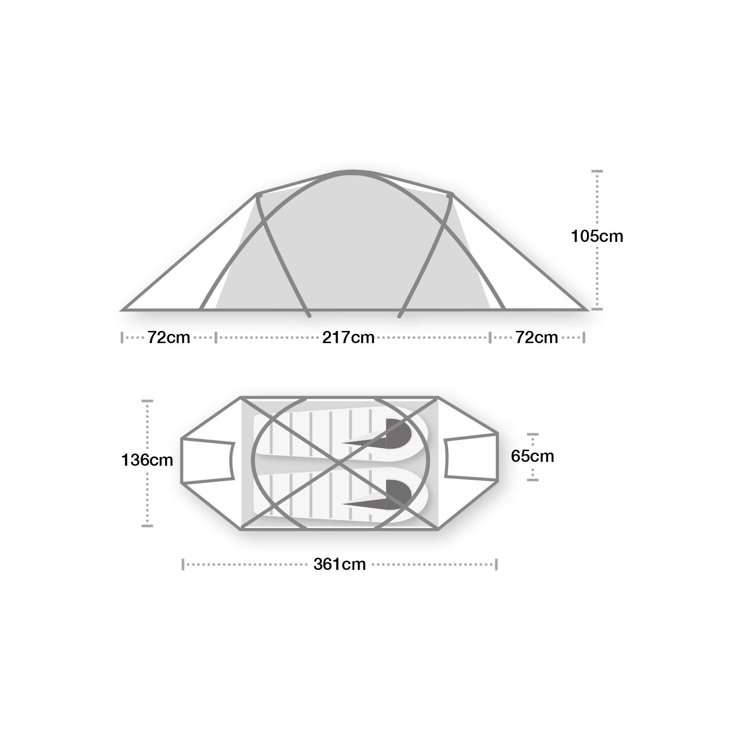 Terra Nova Quasar 4 Season 2 Person Expedition Tent - Green