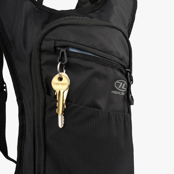Highlander Bolt-Lite Hydration Pack - Black