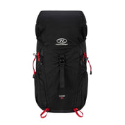 Highlander Ivar Lightweight Air Vent Rucksack - 30 Litres Black