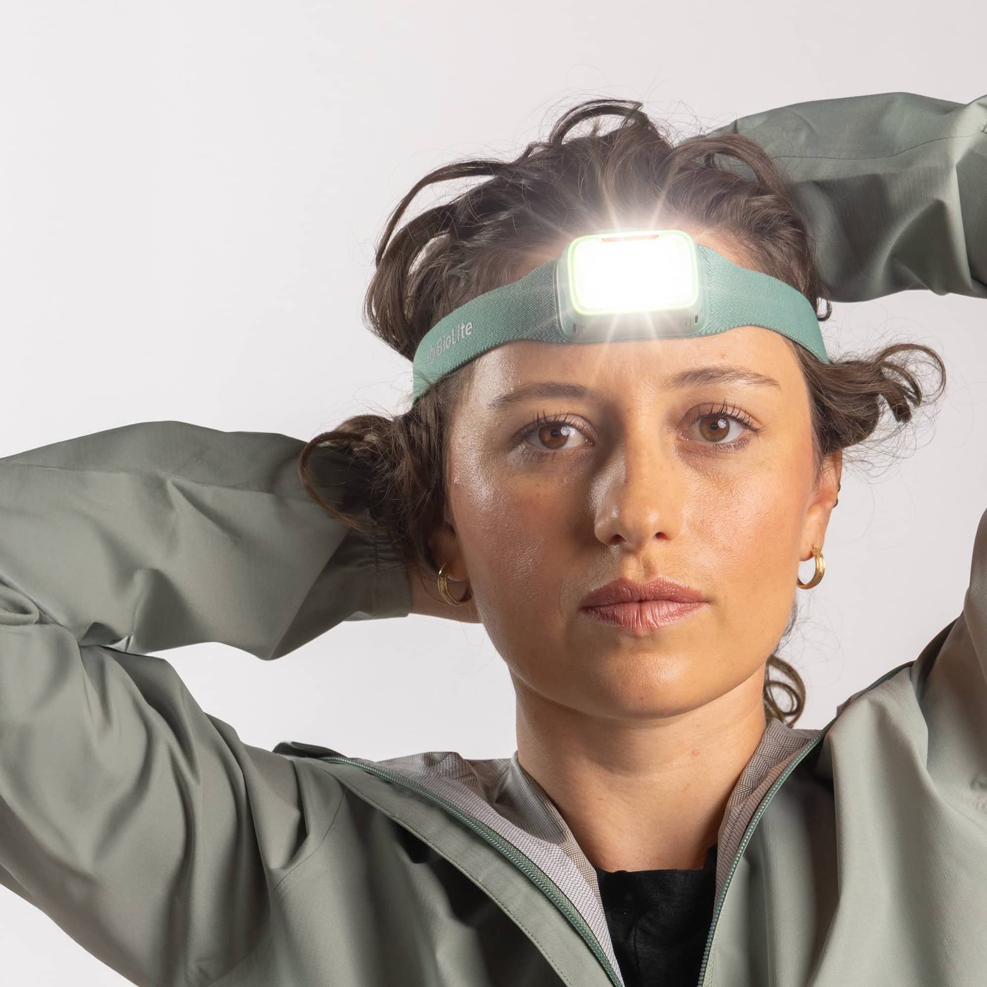 Biolite Range 400 USB-C Fast Charging Headlamp - Sage Green