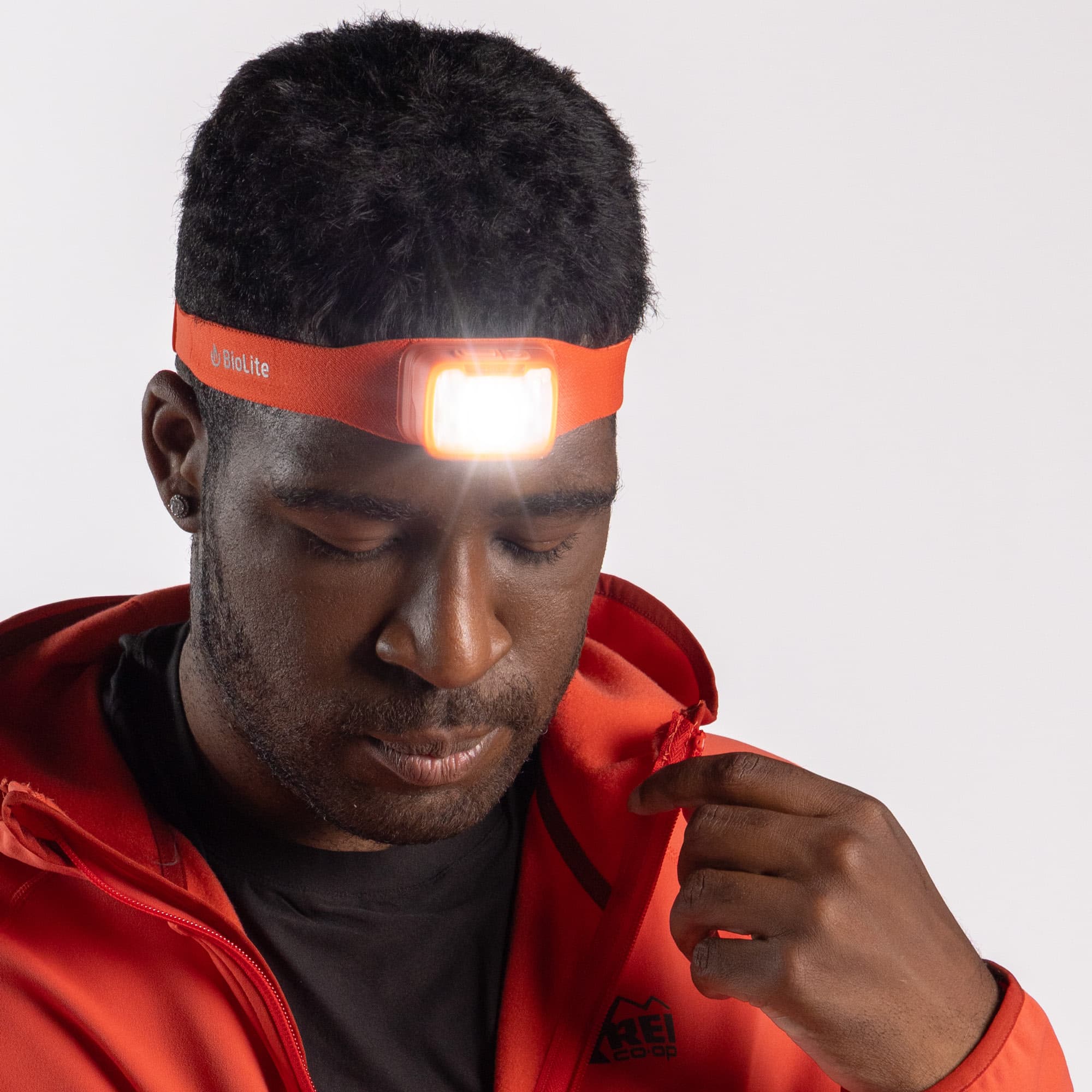 Biolite Range 500 USB-C Fast Charging Headlamp - Spark Red